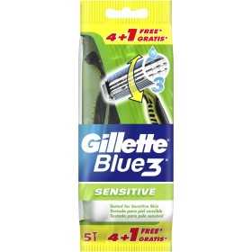 GILLETTE BLUE 3 LAMETTE USA E GETTA SENSITIVE PZ. 4+1