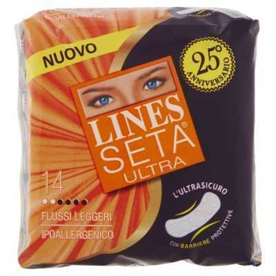 LINES SETA ASSORBENTE ULTRA LEGGERO 14PZ