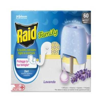 RAID LIQUIDO BASE PZ. 1 CON RICARICA 60 NOTTI FAMILY