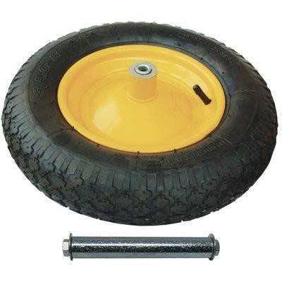 RUOTA PNEUMATICA PER CARRIOLA EURO HAND MM. 370x80 DISCO