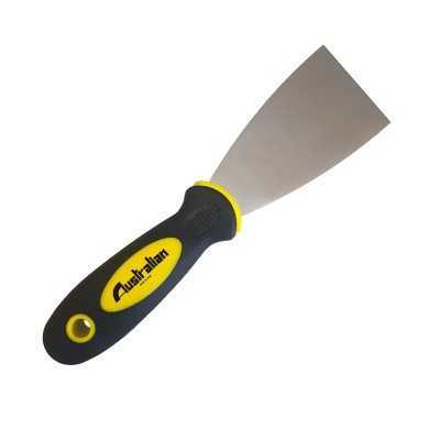 AUSTRALIAN SPATOLA IN ACCIAIO INOX CON MANICO IN GOMMA MM. 30