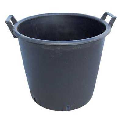 MASTELLO NERO PER VIVAISTI CON FORI LT. 30