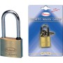 POTENT LUCCHETTO 2700B OTTONE ARCO MEDIO CROMATO CON 2 CHIAVI