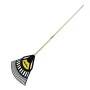 AUSTRALIAN SCOPA PER FOGLIE EXTRA PP MANICO IN LEGNO 25 DENTI