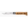 OPINEL COLTELLO INOX N. 8 ANIMALIA CAMOSCIO CON MANICO IN