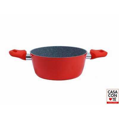 CASA CON TE CASSERUOLA CON 2 MANICI MADAME ROUGE INDUZIONE CM.