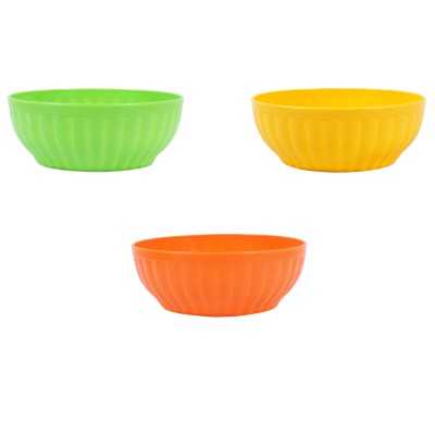 CASA CON TE INSALATIERA COSTOLATA IN PLASTICA COLORI ASSORTITI