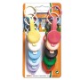 TAPPI PER BOTTIGLIE IN PLASTICA CON COLLARINO 10 PEZZI