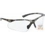 VINTAGE GLASSES POLYCARBORN FRAME TRANSPARENT LENSES SCRATCH
