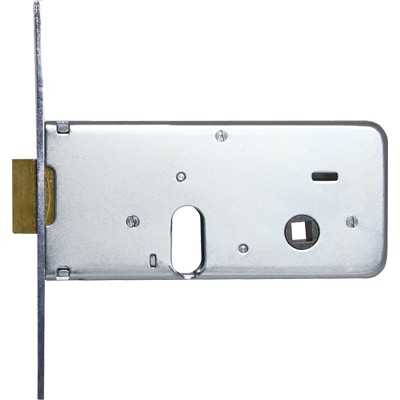 SERRATURA METALLO INFILARE 710 ISEO B.Q ZINC F.MM 16 C.OVALE MM 64h. MM 70