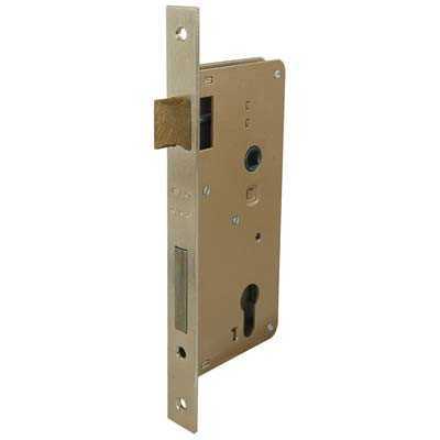 ISEO SERRATURA LEGNO INFILARE 200 OTTONATO F. MM 22 F.SAGOM MM. 35