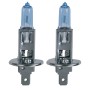 LAMPADINA ALOGENA EFFETTO ALLO XENON PER AUTO E MOTO H1 12V 55W