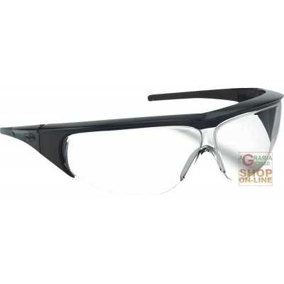 MILLENNIA BLACK FRAME GLASSES WITH COLORLESS LENSES