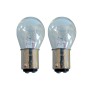 LAMPADINA ALOGENA PER AUTO E MOTO 12VOLT 21WATT BA15S PZ. 2
