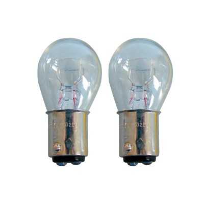 LAMPADINA BILUCE PER AUTO E MOTO 12VOLT 5/21WATT BAY15D PZ. 2