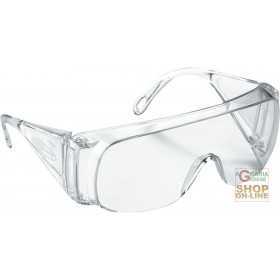 POLYSAFE GLASSES WITH TRANSPARENT LENSES