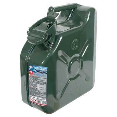 TANICA IN METALLO PER CARBURANTE OMOLOGATA VERDE LT. 5