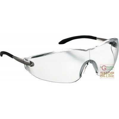 STEM GLASSES CHROME FRAME CLEAR ANTI-FOG LENSES
