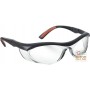 STAINLESS GLASSES BLACK ORANGE FRAME CLEAR LENSES ANTI-SCRATCH