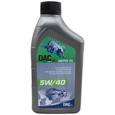 OLIO PER MOTORE BENZINA DIESEL 5W40 LT. 1