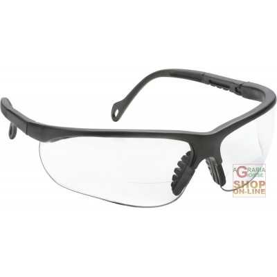 BIFOCAL GLASSES NYLON FRAME TRANSPARENT LENS ANTI-SCRATCH AND