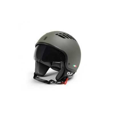 CASCO DA MOTO VENTO MATT GREEN CON VISIERINO TAGLIA XS AL XL