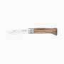 OPINEL COLTELLO INOX N. 8 BETULLA CON MANICO IN LAMELLE MARRONE