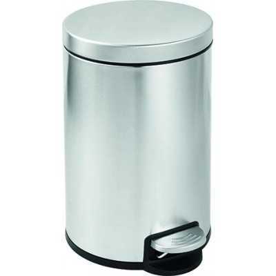 VIGOR PATTUMIERA A PEDALE INOX 12 LITRI CM. 25x40h.