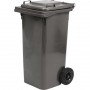 BIDONE NETTEZZA URBANA QUADRATO CON RUOTE LT. 240 GRIGIO