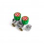 COLLETTORE CON RUBINETTI A 2 VIE MF 3/4 USCITA MASCHIO 24x19
