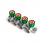 COLLETTORE CON RUBINETTI A 4 VIE MF 3/4 USCITA MASCHIO 24x19