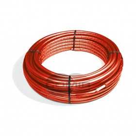 TUBO MULTISTRATO RIVESTITO 16x2,0 ROSSO MT. 50