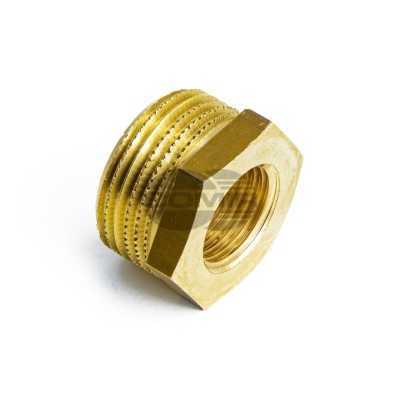 RIDUZIONE IN OTTONE GIALLO M. F. GR. 1 - 1/2 X 1 - 1/4
