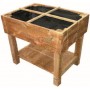 MINIGARDEN IN TERRACE WOOD IN IMPREGNATED WOOD INTERNAL cm.
