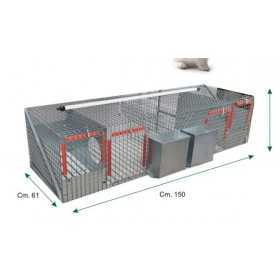 GABBIA CESTO PER CONIGLI FATTRICE 2 POSTI CON NIDI INTERNI