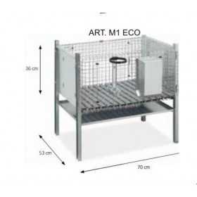 GABBIA PER CONIGLI ACCOPPIAMENTO CON ANGOLI