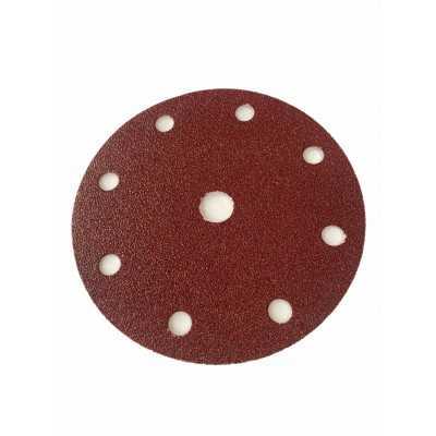 ABRA BETA DISCO ABRASIVO CORINDONE VELCRATO CON 9 FORI MM. 150