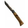 OPINEL COLTELLO INOX N. 8 ANIMALIA ALCE CON MANICO IN QUERCIA