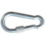 MOSCHETTONE SICUREZZA A VITE IN ACCIAIO ZINCATO MM. 100x10
