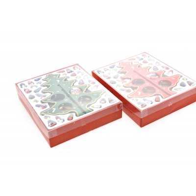 ALBERELLO DI NATLE CARILLON A 3 STRATI CM. 12x33 ASSORTITO