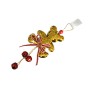 APPENDINO A FORMA DI ORSO COLORE PAILLETTES ORO CM. 8,5x9,5