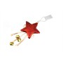 APPENDINO A FORMA DI STELLA COLORE PAILLETTES ROSSO CM.10