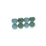 BOX 8 PALLINE SFERE PER ALBERO DI NATALE COLORE VERDE CM. 8