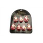 CALAMITA A FORMA DI BABBO NATALE COLORE ROSSO CM. 4,6x7,1