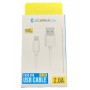 CAVO USB DATE CABLE PER TELEFONO I PHONE 2.0A MT. 1