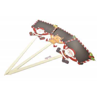DECORAZIONI NATALIZIE PER GIARDINO CM. 70x29 ASSORTITI