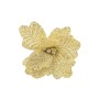 FIORE GAMBO CORTO PER ADDOBO NATALIZIO DECORATO ORO