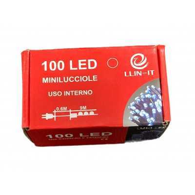 MINILUCCIOLE LED PER INTERNO ED ESTERNO 100 LUCI NATURLALE CON