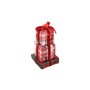 PACCHI REGALO PER DECORO NATALIZIO COLORE SCOZZESE CM. 7x7x16