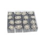 PORTA TOVAGLIOLI DECARATO ORO PZ. 4 ASSORTITI
